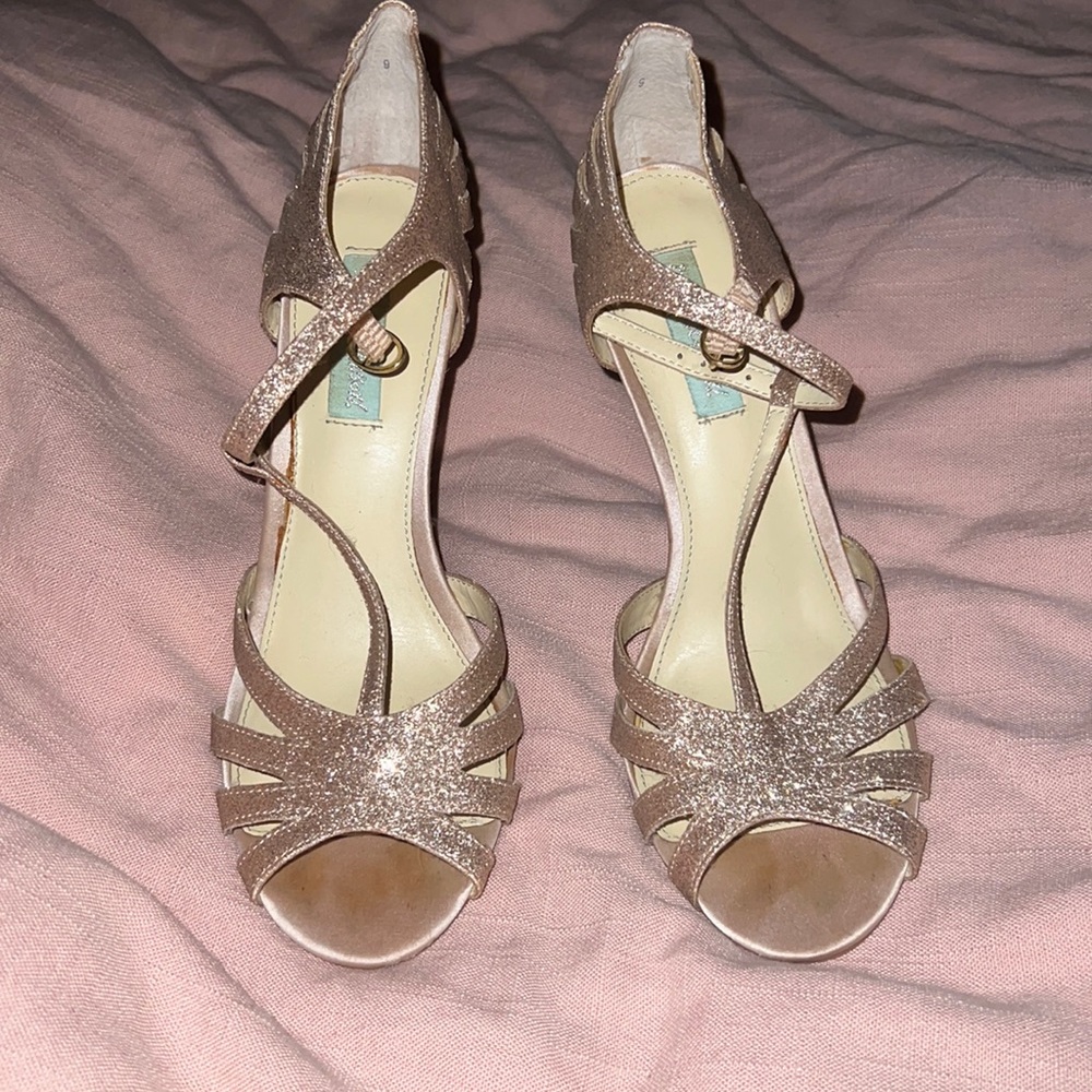 COPY - Betsy Johnson Gold Heels